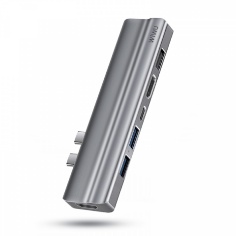 USB HUB - WiWu T9 Hub - Multifuncționalitate pentru Laptopul tău