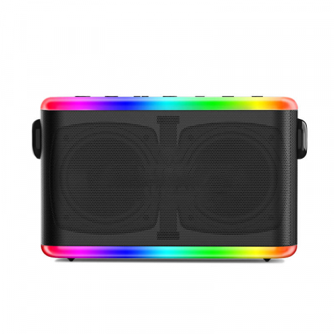 Boxă Portabilă Wiwu Thunder Speaker P18, Bluetooth 5.0, 80W, Microfoane Incluse, Black [2]