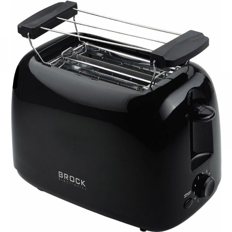 Prăjitoare de pâine - Toaster BROCK BT 1009 BK, 750W, 2 Felii, Pop-up – Mobishop.md