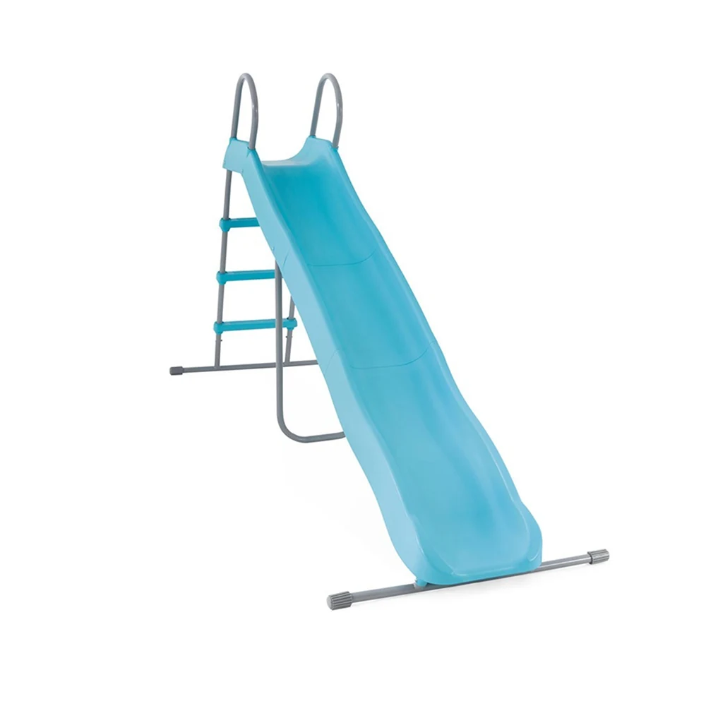 Tobogane pentru copii - Tobogan cu cadru metalic Intex (44107), 251×84×147 cm – Distracție garantată și siguranță în aer liber pentru copii