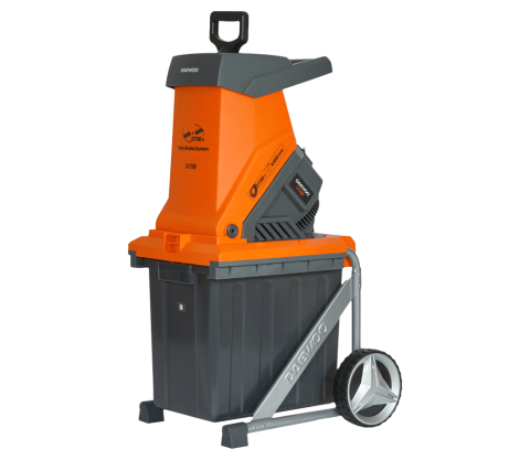 Tocătoare de crengi - Tocător de crengi electric DAEWOO DSR 2700E (2500W, Mecanism cu 2 cuțite, Max 40 mm, Coș 50L)