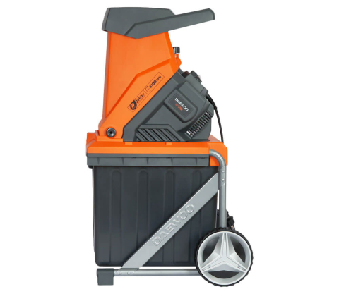Tocător de crengi electric DAEWOO DSR 2700E (2500W, Mecanism cu 2 cuțite, Max 40 mm, Coș 50L) [6]