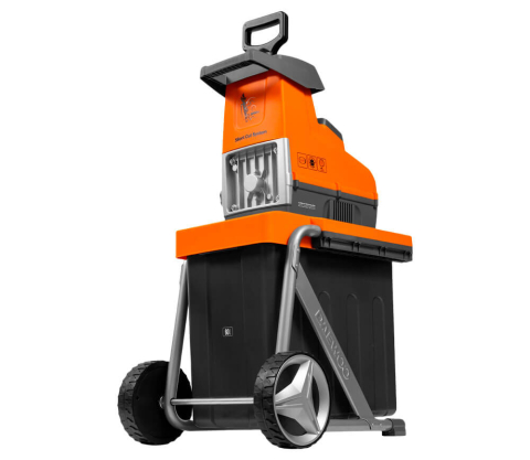 Tocător de crengi electric DAEWOO DSR 3000E (2800W, Freză cu role, Max 45 mm, Coș 60L) [12]