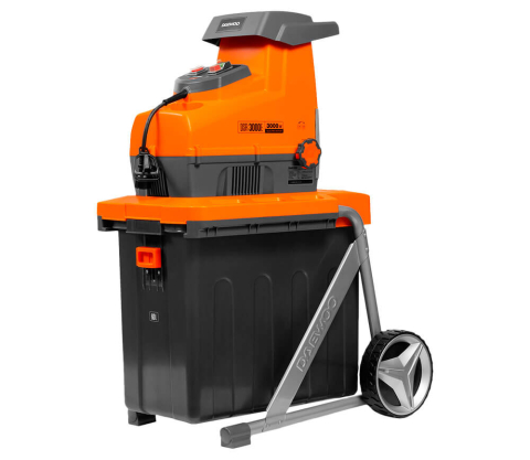 Tocător de crengi electric DAEWOO DSR 3000E (2800W, Freză cu role, Max 45 mm, Coș 60L) [6]