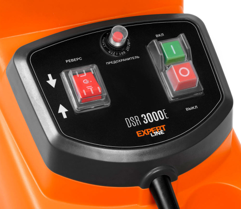 Tocător de crengi electric DAEWOO DSR 3000E (2800W, Freză cu role, Max 45 mm, Coș 60L) [11]