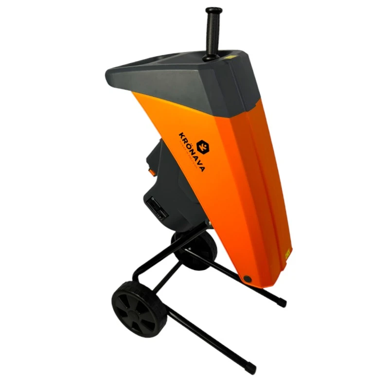 Tocătoare de crengi - Tocător de crengi electric Kronava LSB2505 – 2500 W – Diametru maxim 40 mm – Casetă 65 l – Compact și Puternic pentru Grădina Ta