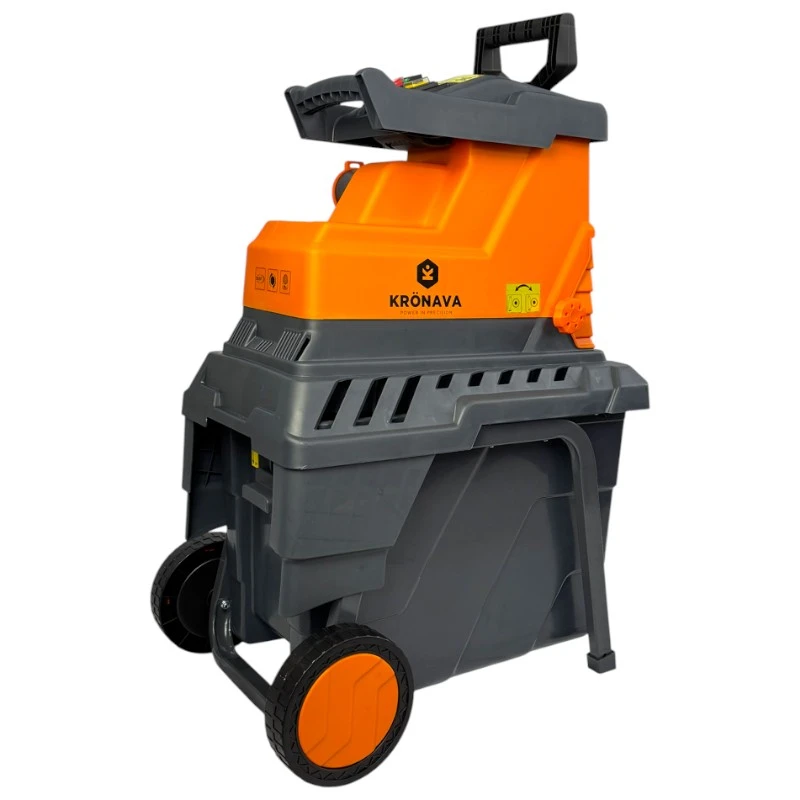 Tocător de crengi electric Kronava LSG2815 – 2800 W – Diametru maxim 45 mm – Casetă 55 l – Puternic și Stabil pentru Grădini Medii și Mari [3]
