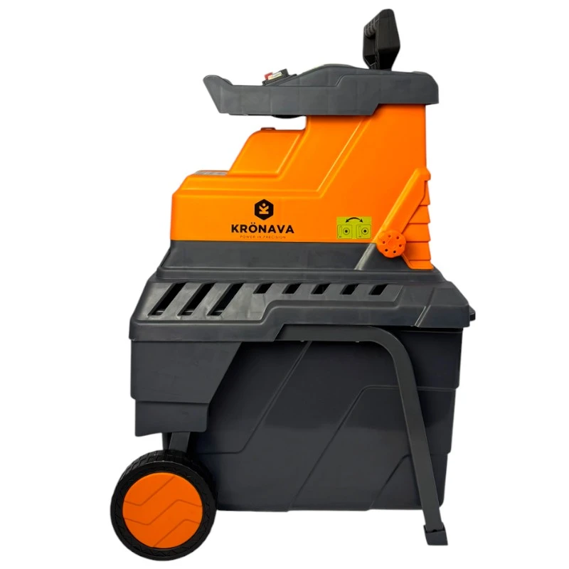 Tocător de crengi electric Kronava LSG2815 – 2800 W – Diametru maxim 45 mm – Casetă 55 l – Puternic și Stabil pentru Grădini Medii și Mari [10]