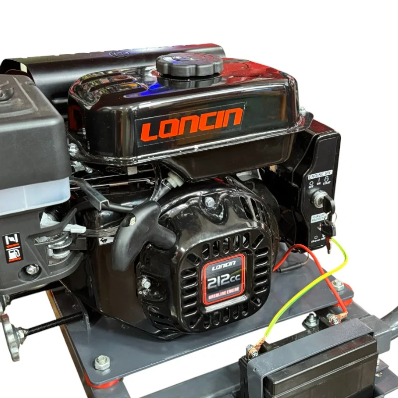 Tocător de crengi pe benzină Kronava KV-80BD – Pornire la cheie – Motor LONCIN 7.5 CP – Diametru maxim 80 mm – Putere și Mobilitate Totală [6]