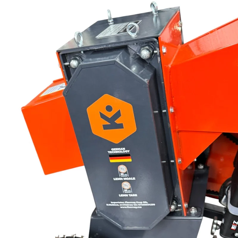 Tocător de crengi pe benzină Kronava KV-80BD – Pornire la cheie – Motor LONCIN 7.5 CP – Diametru maxim 80 mm – Putere și Mobilitate Totală [4]
