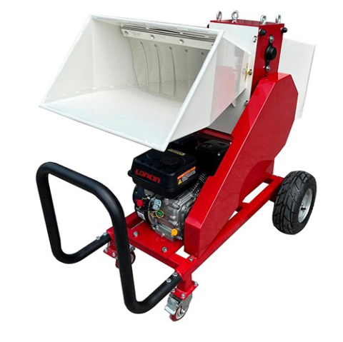 Tocător de crengi pe benzină MS-80 (Motor Loncin 9 CP, Diametru maxim 80 mm, Capacitate 5 m³/h, 6 Cuțite) [4]