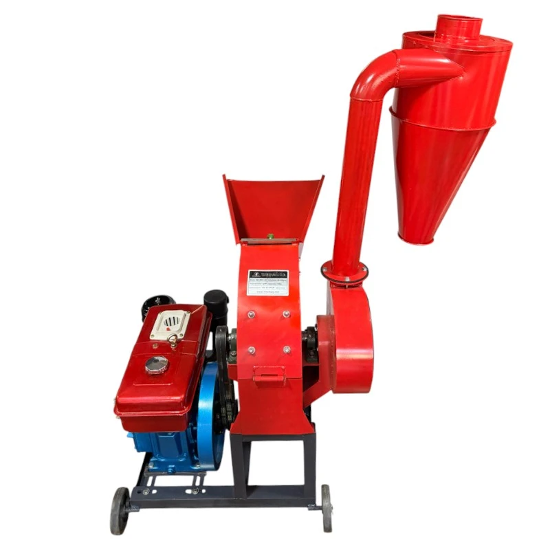 Измельчители кормов и зерна - Измельчитель кормов с циклоном Demetra DM-20CL-BD (Дизель 6 л.с., 400-600 кг/ч, Ручной запуск)