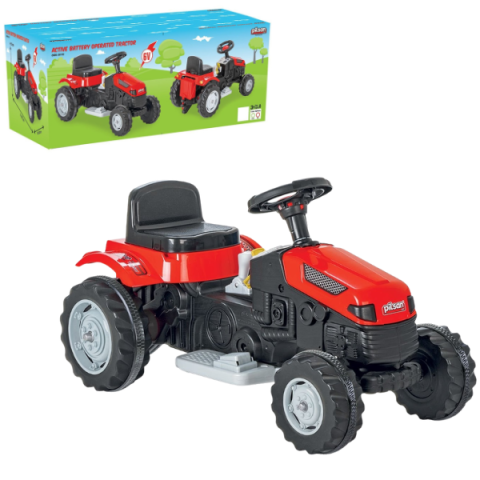 Tractor electric pentru copii Pilsan ACTIVE 6V, roșu – Aventură și distracție la fiecare plimbare [7]