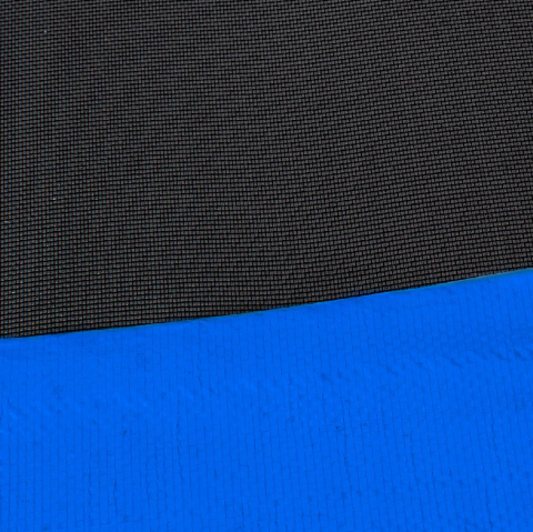 Trambulina de gradina pentru copii, Jumi, 244 cm (8Ft), cu plasa de protectie exterioara, Negru/albastru [11]