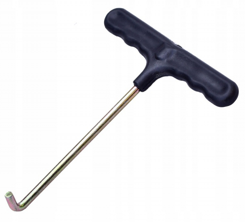 Trambulina de gradina pentru copii, Jumi, 244 cm (8Ft), cu plasa de protectie interioara, Negru/albastru [6]