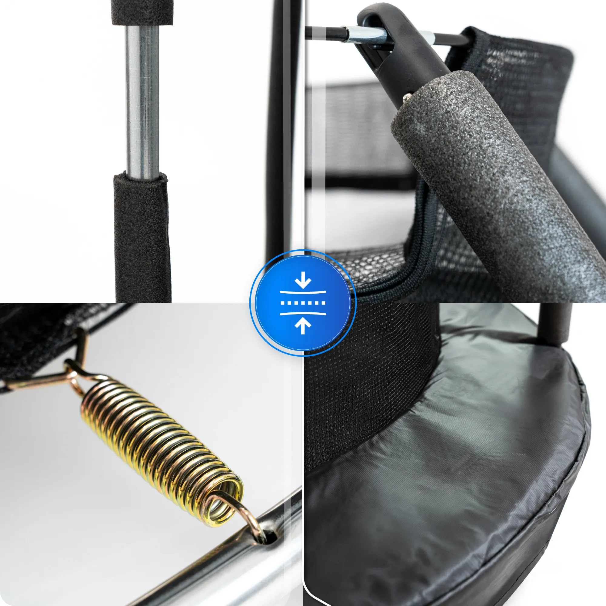 Батут для детей THUNDER INSIDE ELITE 4,5FT (140 см) Black – Безопасные прыжки даже в маленьком дворе [10]