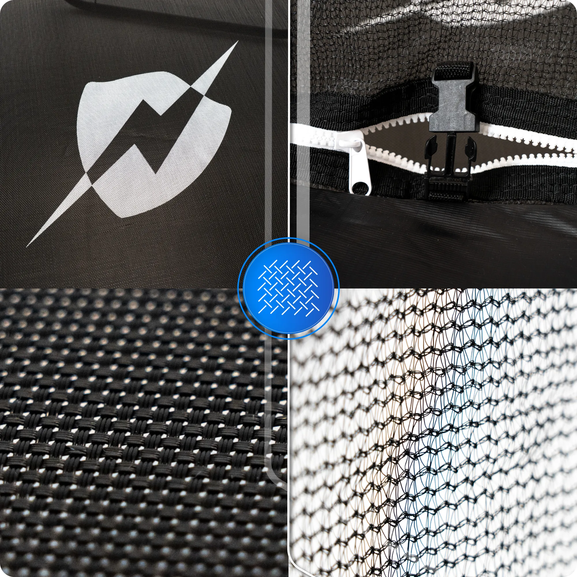 Батут для детей THUNDER INSIDE ELITE 4,5FT (140 см) Black – Безопасные прыжки даже в маленьком дворе [8]