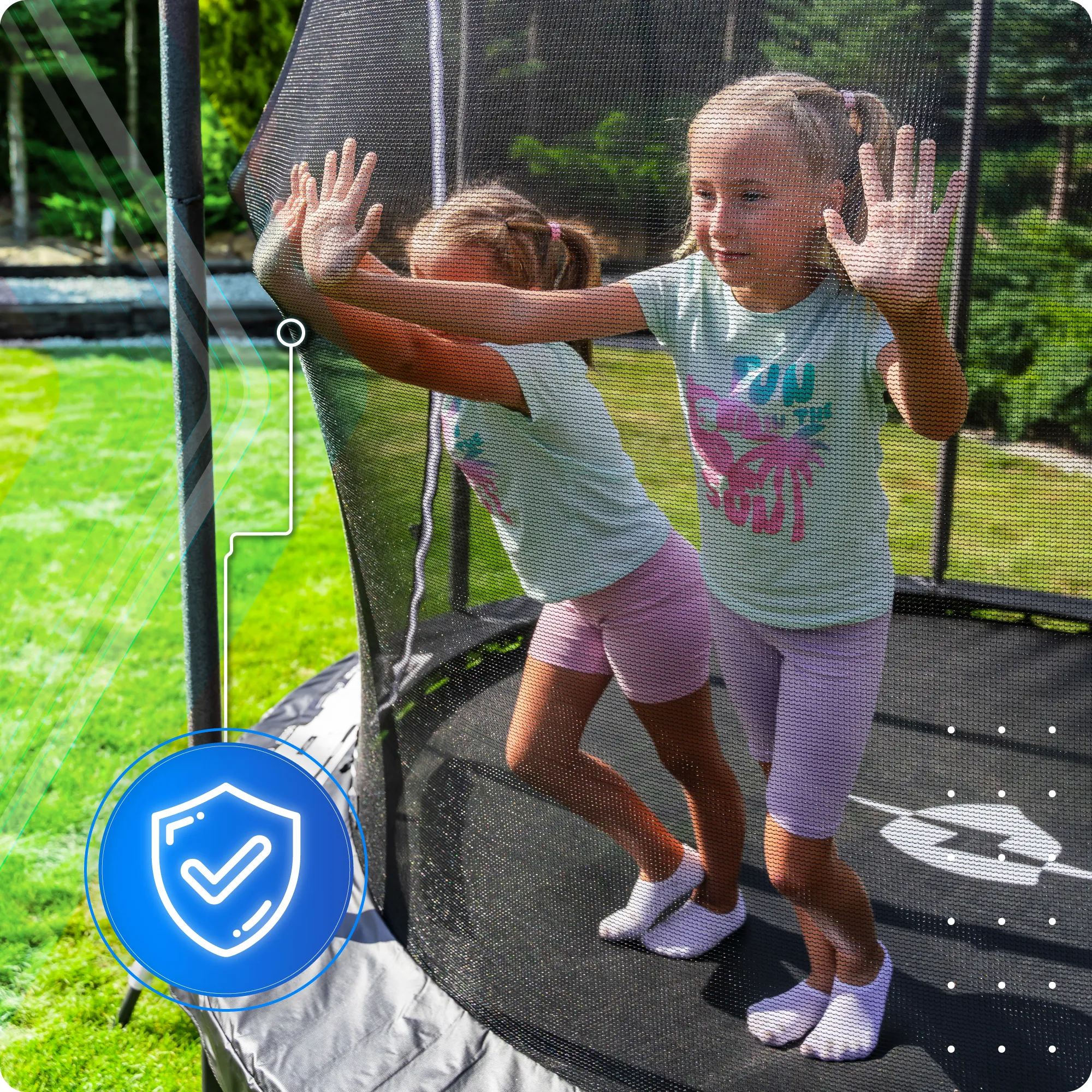 Батут для детей THUNDER INSIDE ELITE 6FT (183 см) Black – Безопасность и максимум веселья [3]