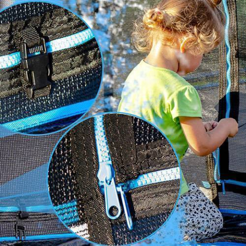 Батут Ultra 255 см THUNDER – Компактный, безопасный и увлекательный для всей семьи [3]