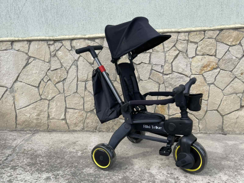 Triciclete - Tricicletă Compactă cu 3 Roți – Art. JTR1688/4 Negru