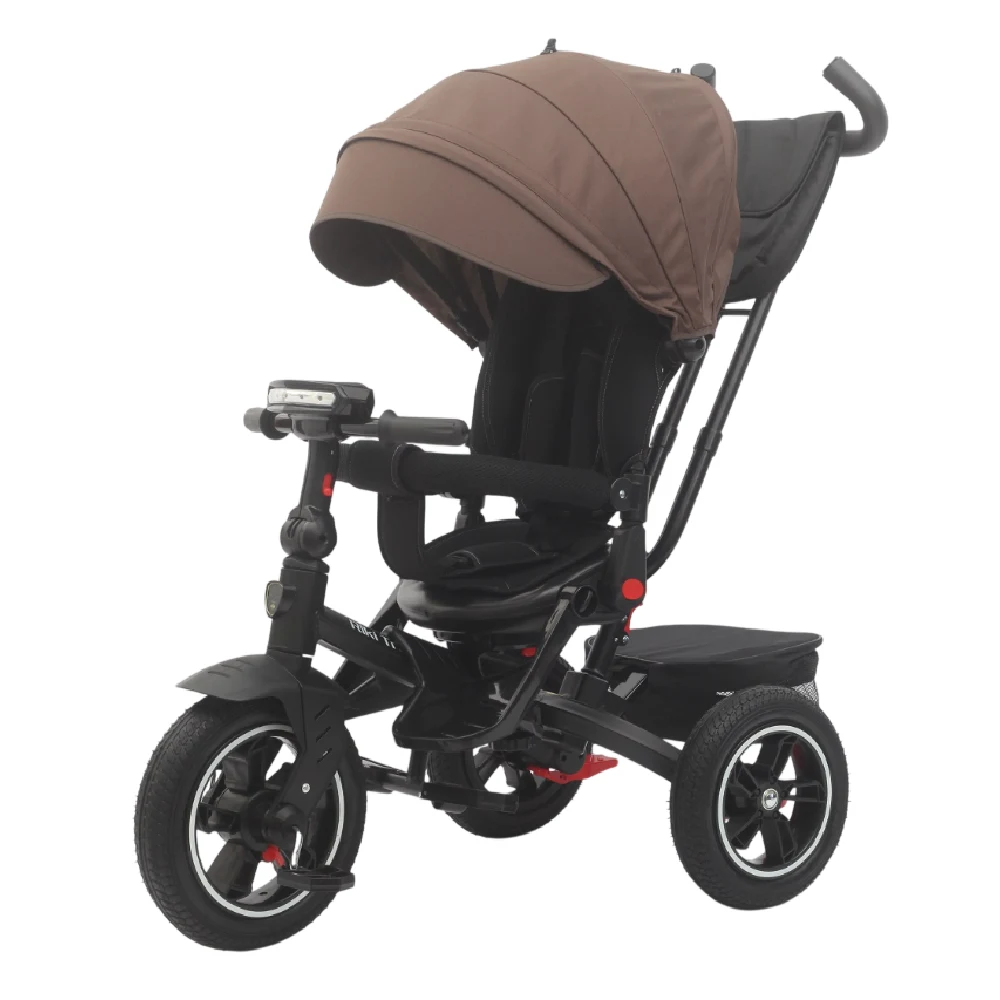 Produse pentru bebelusi - Tricicletă pentru copii Caider JTR9500 – Confort, siguranță și distracție în fiecare plimbare