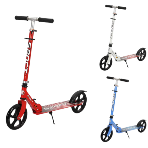 Trotinete - Trotinetă pliabilă 2 roți cu ghidon ajustabil – max 100 kg – 3 culori