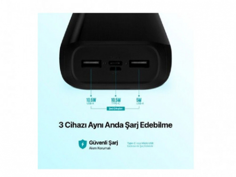 ttec Powerbank 30.000 mAh ReCharger Ultra, Black [2]