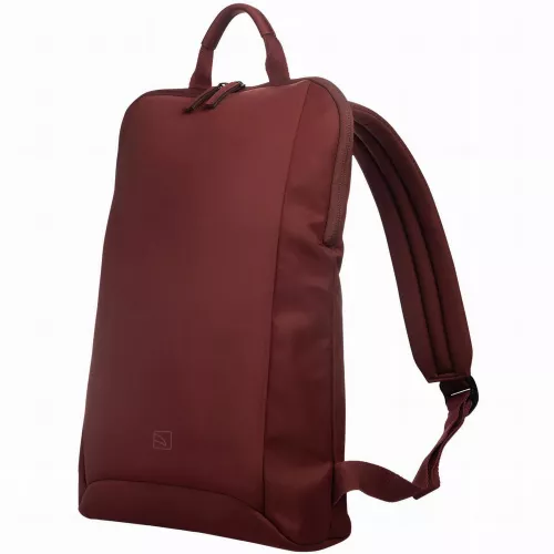 Rucsac - Tucano Backpack Flat Slim M 13.0", Burgundy
