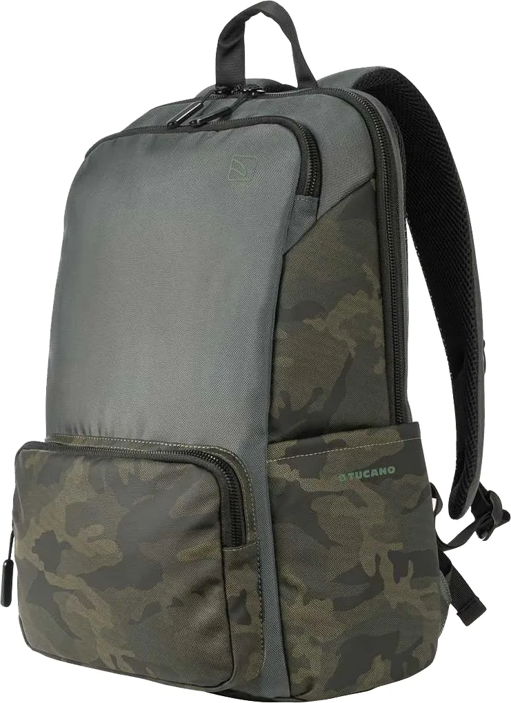 Rucsac - Tucano Backpack Terras Camouflage 15.6", Military Green