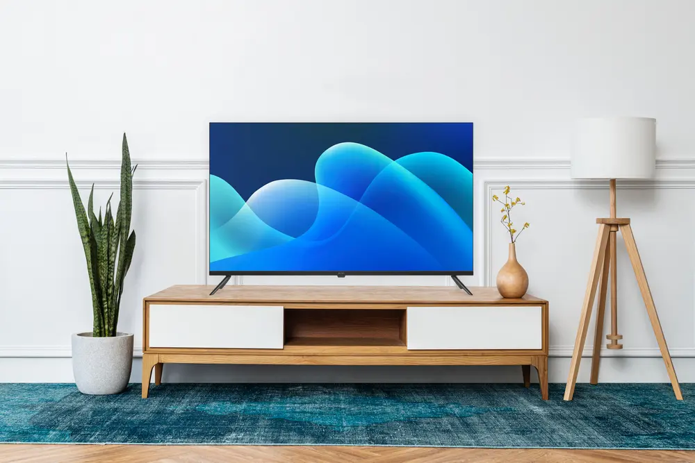 QLED Smart TV KIVI 43U770QB 43" 4K UHD Android TV Чёрный – Яркие цвета и чёткая картинка для идеального развлечения! [1]