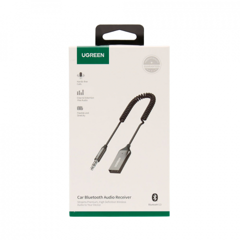 Адаптер аудио UGREEN Bluetooth V5.0 Receiver CM309 USB-A & 3.5mm, Черный [4]