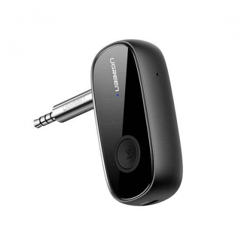 FM Modulatoare - UGREEN Adaptor Audio APTX cu Microfon, Bluetooth 5.0, Negru – Sunet de calitate, fără fir