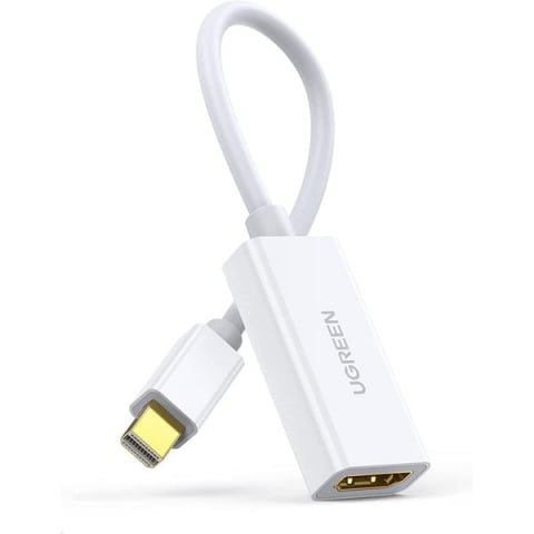 UGREEN Cable Mini DisplayPort to HDMI 1080p, 2m MD101, White [1]