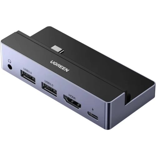 Electronice - UGREEN HUB 5in1 USB-C Multifunction Adapter for iPad Pro CM317, Silver