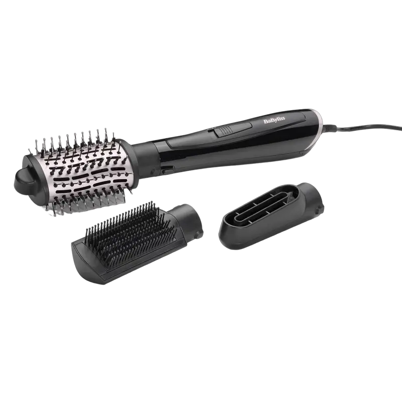 Uscatoare pentru par - Uscător de păr-perie BaByliss AS128E, 1000W, Negru
