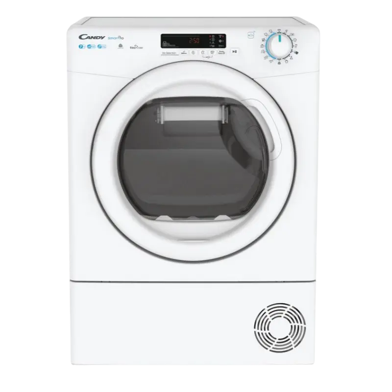 Крупная бытовая техника - Сушильная машина Candy CSO4H7A2DE-S, 7 кг, Белый — Эффективная сушка и бережный уход за бельём