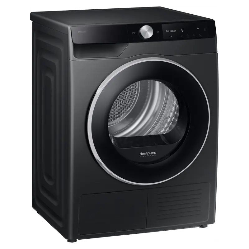 Uscător de rufe Samsung DV90DG6845LBU4 Negru – 9 kg, pompă de căldură, clasa A, Wi-Fi și uscare ultra-eficientă! [4]