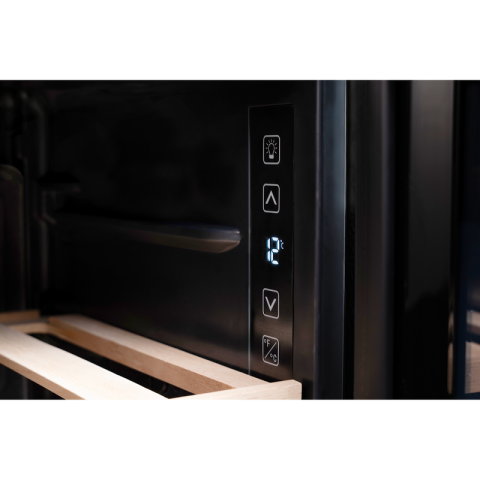 Vitrină / Dulap pentru vin Vivax CW-094S30 GB (94L, 30 sticle, Lemn, Clasa G, Negru) [6]