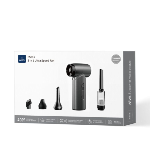 WiWU Hurricane Ultra High Speed Fan Wi-FS015 Gray [4]