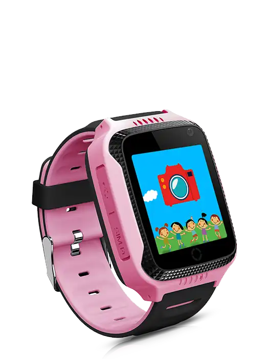 Ceasuri inteligente pentru copii - Wonlex Kids Watch GW500S, Pink