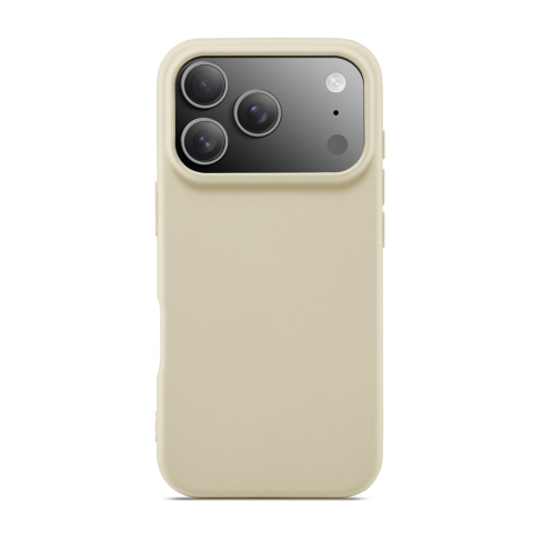 Электроника - WOO Case Liquid Silicone iPhone 17 Pro Max, Beige