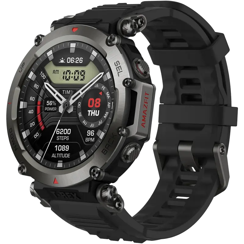 Gadgeturi - Xiaomi Amazfit T-Rex Ultra, Abyss Black