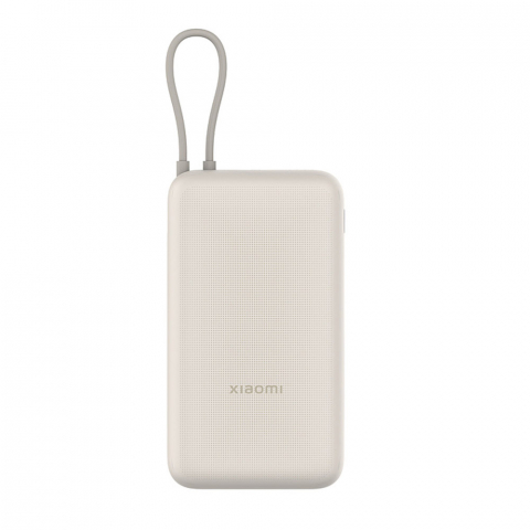 Xiaomi Power Bank 33W Integrated Cable 20000 mAh, Tan [1]