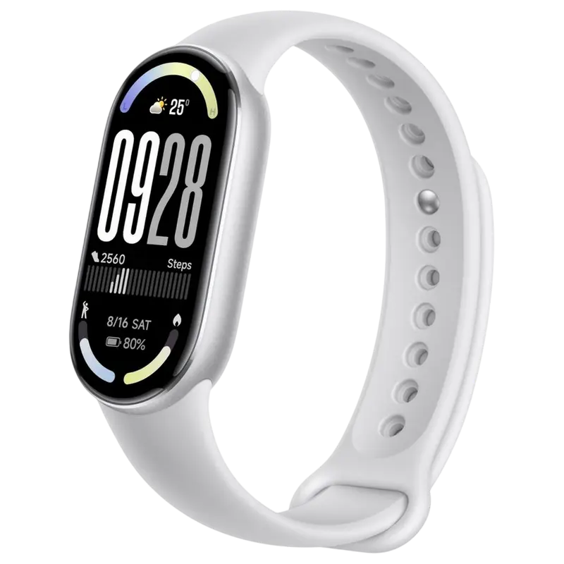Xiaomi Smart Band 10, argintiu gheață [2]