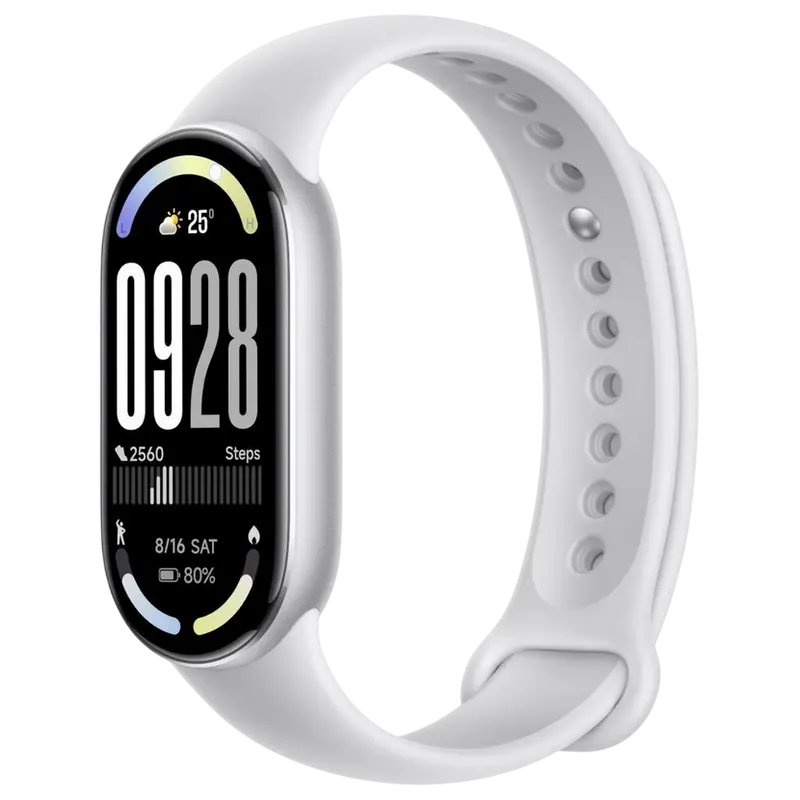 Electronice - Xiaomi Smart Band 10, argintiu gheață