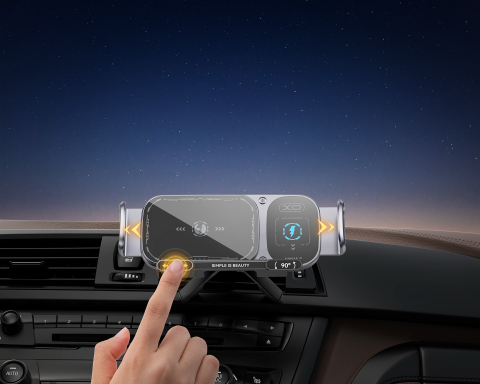 XO WX042 15W Беспроводное зарядное устройство, черный [3]