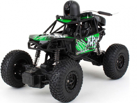 RC Cars - XPower RC Car Camera (720p) with Phone BT Control, Green