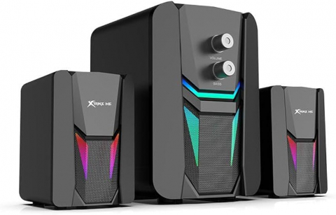Calculatoare - Xtrike Me Speaker SK-612 wired 2.1 Stereo RGB 5 Watt + 3 Watt x 2