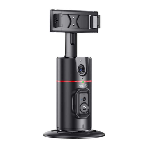 Selfie - Yesido Auto Face Tracking Tripod 360 Removable Design With Remote Controller Selfie Stick Holder (SF16), Black
