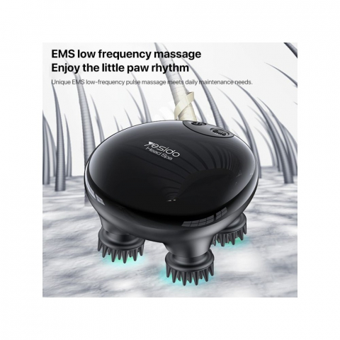 Yesido Head Massager MG04, Black [4]